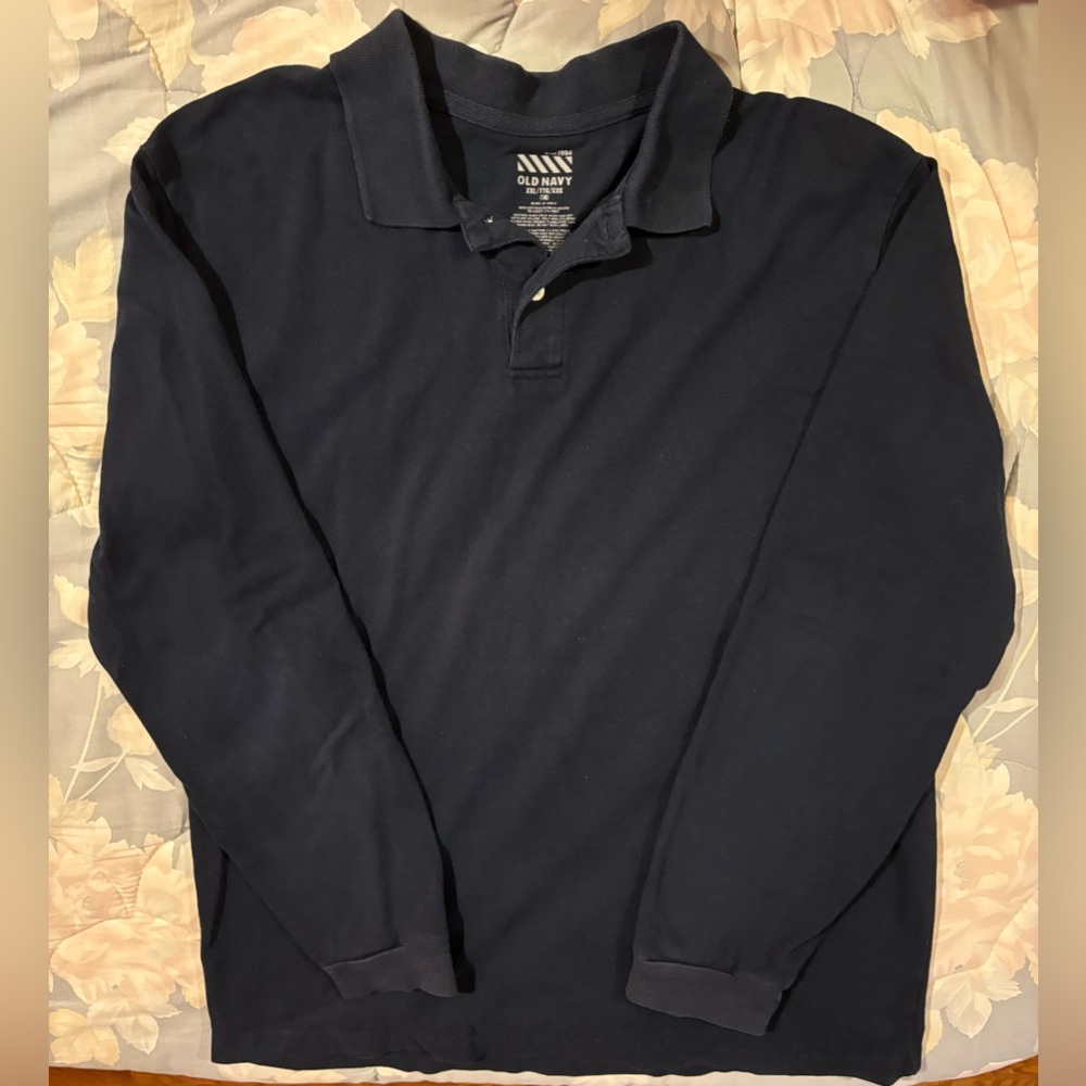 Boys Old Navy Long Sleeve Polo Size XXL 18
